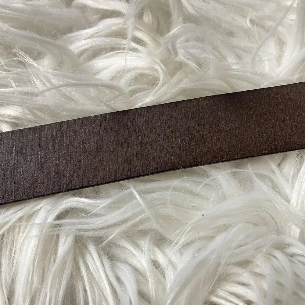 Vintage brown leather belt minimalist boho coastal cowgirl